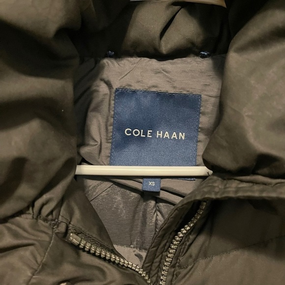 Cole Haan Women Down Maxi Puffer Coat Black Size XS - Picture 6 of 7